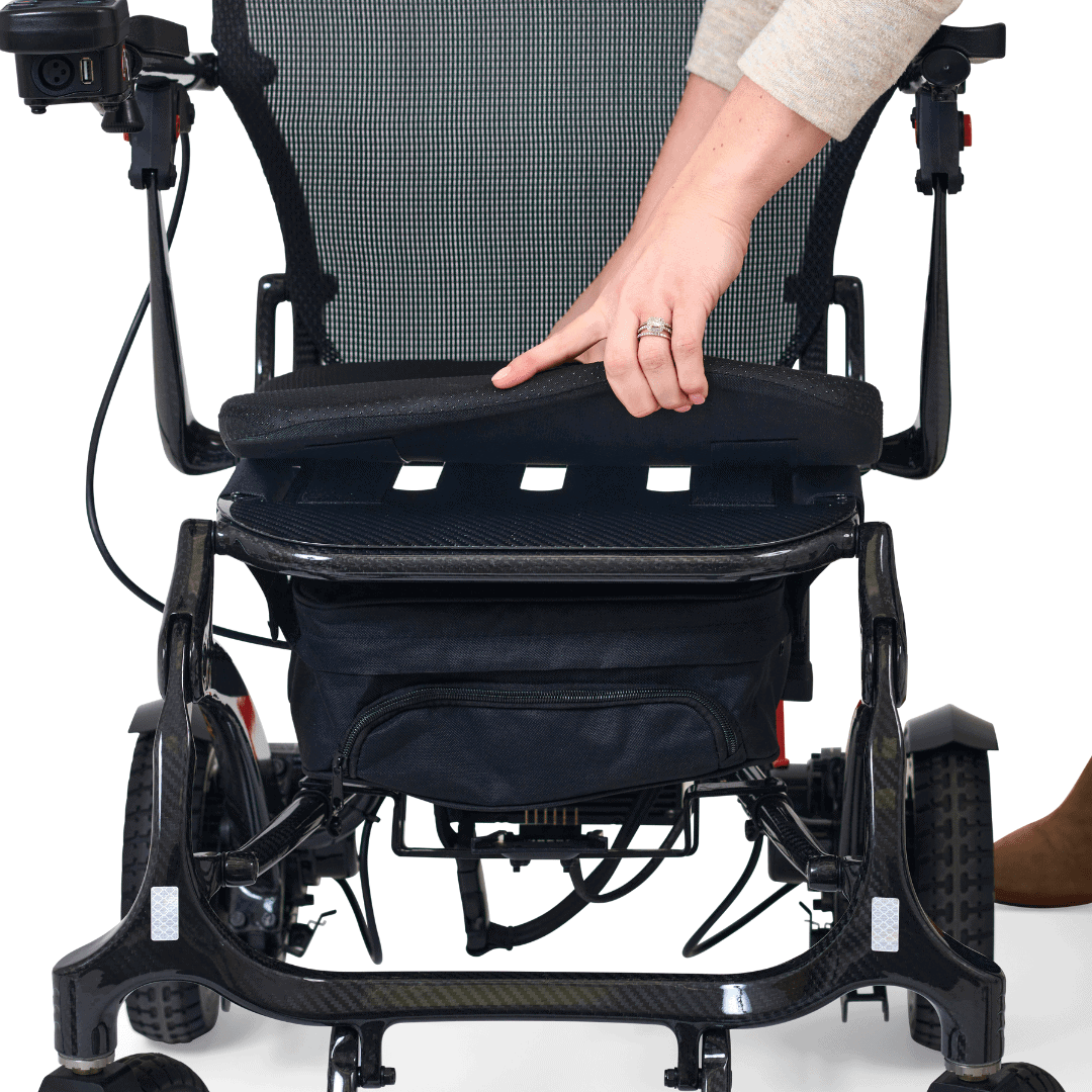 Cricket - Foldable Power Wheelchair - Carbon Fiber