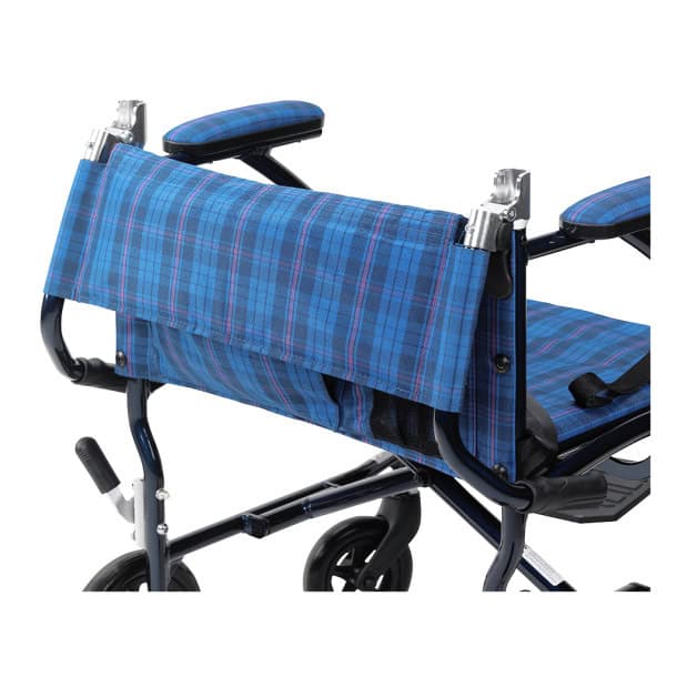 Medline Basic Aluminum Transport Chair with 8" Wheels