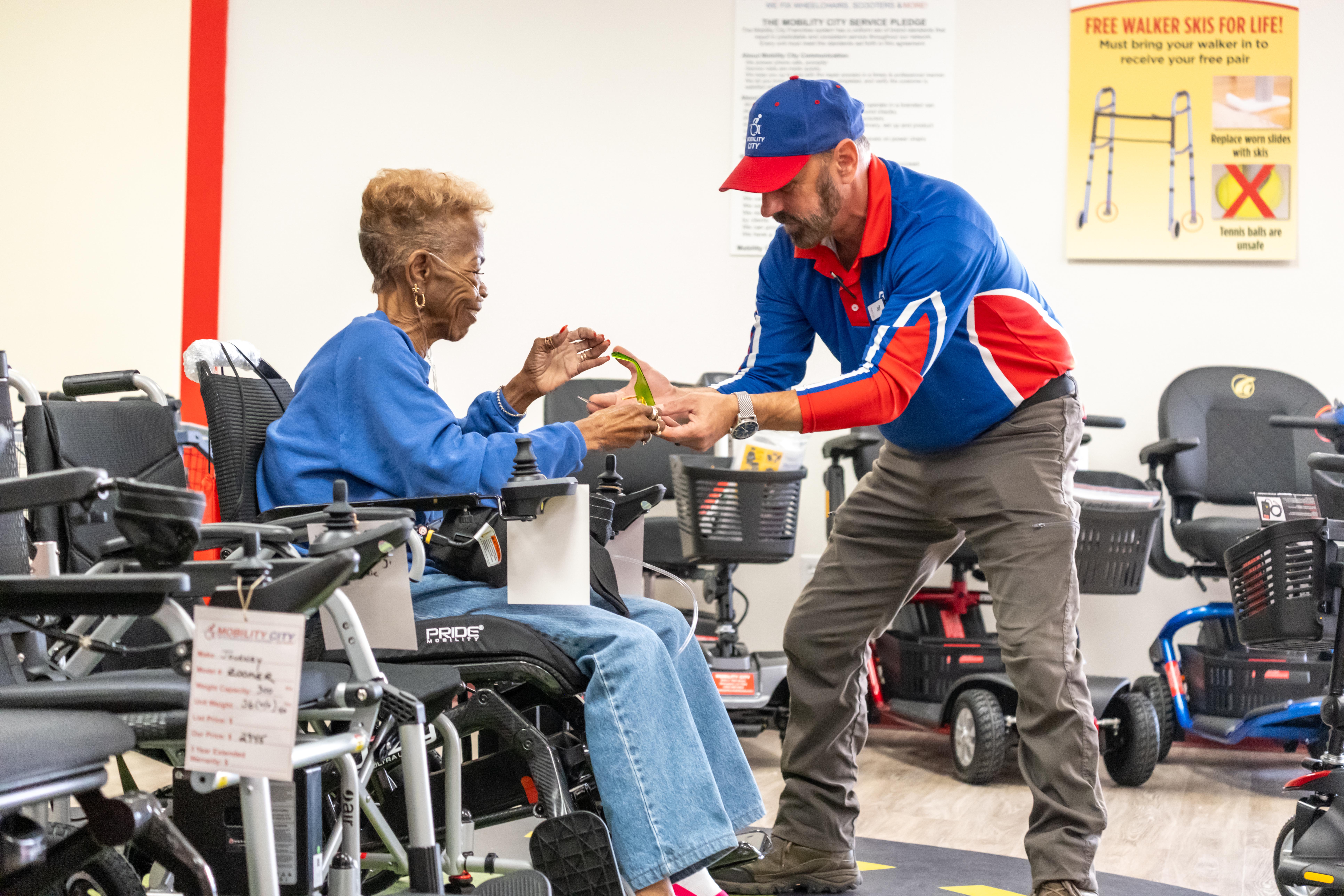 MOBILITY EQUIPMENT MATCHED TO YOUR NEEDS