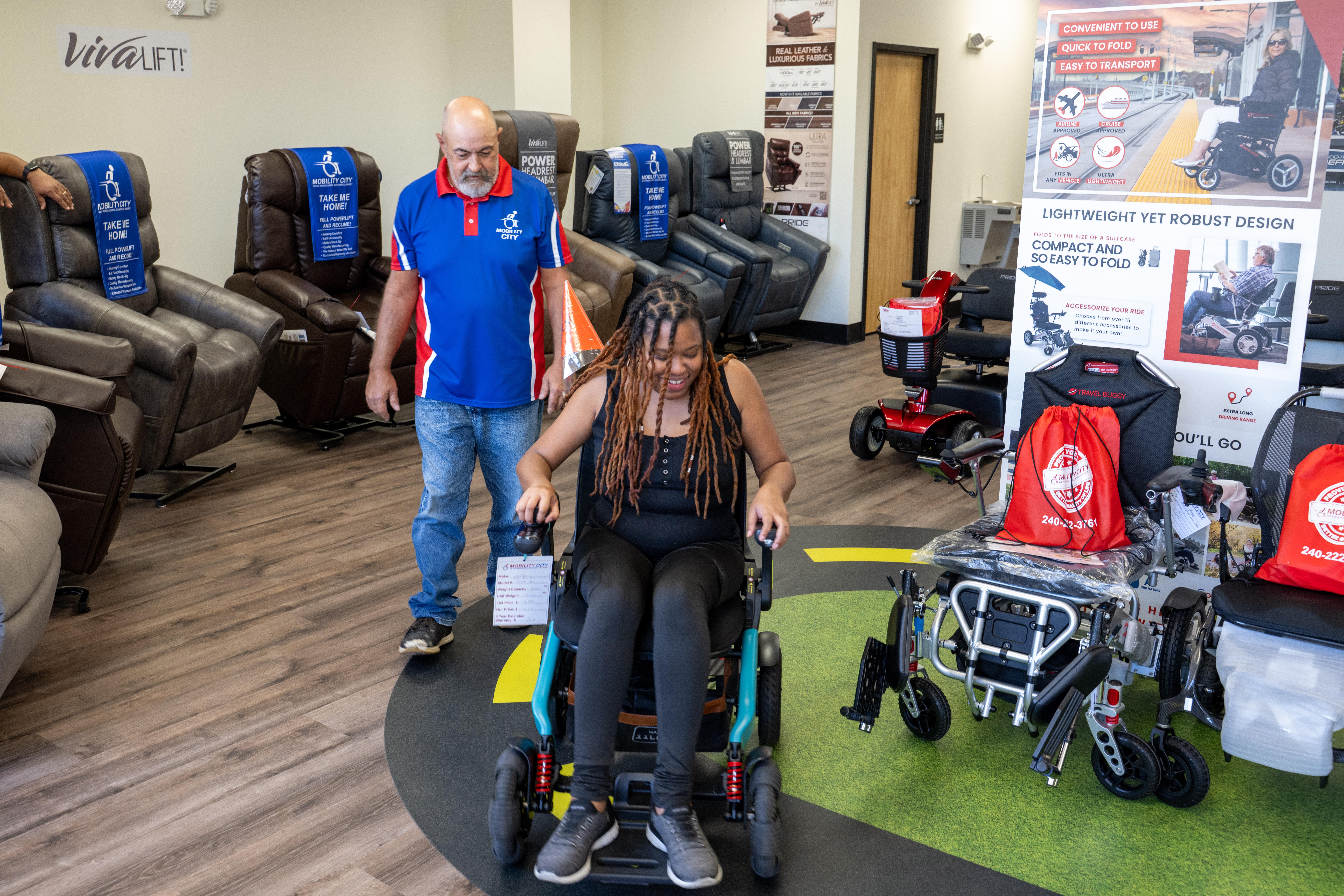 MOBILITY EQUIPMENT MATCHED TO YOUR NEEDS
