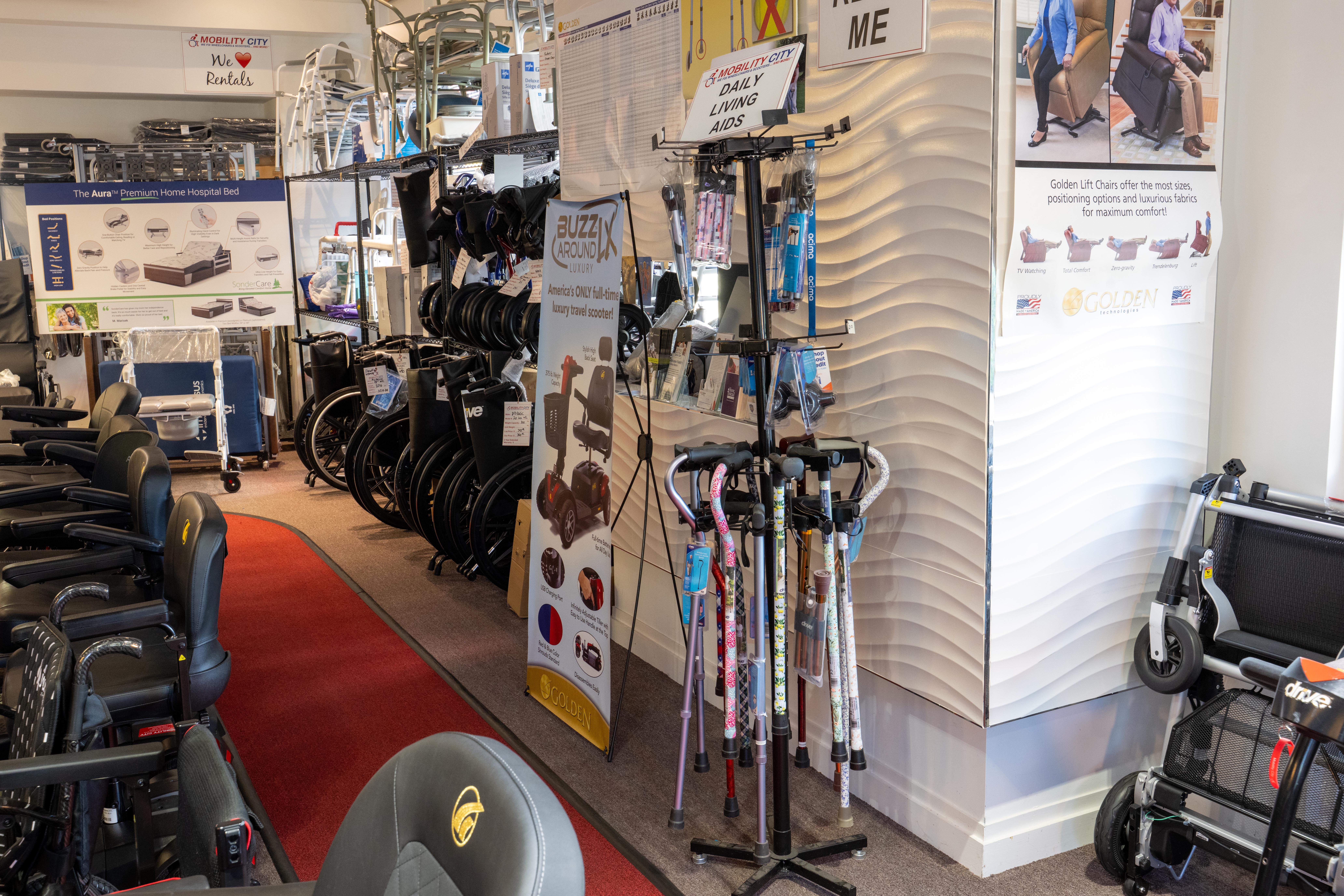 MOBILITY EQUIPMENT MATCHED TO YOUR NEEDS