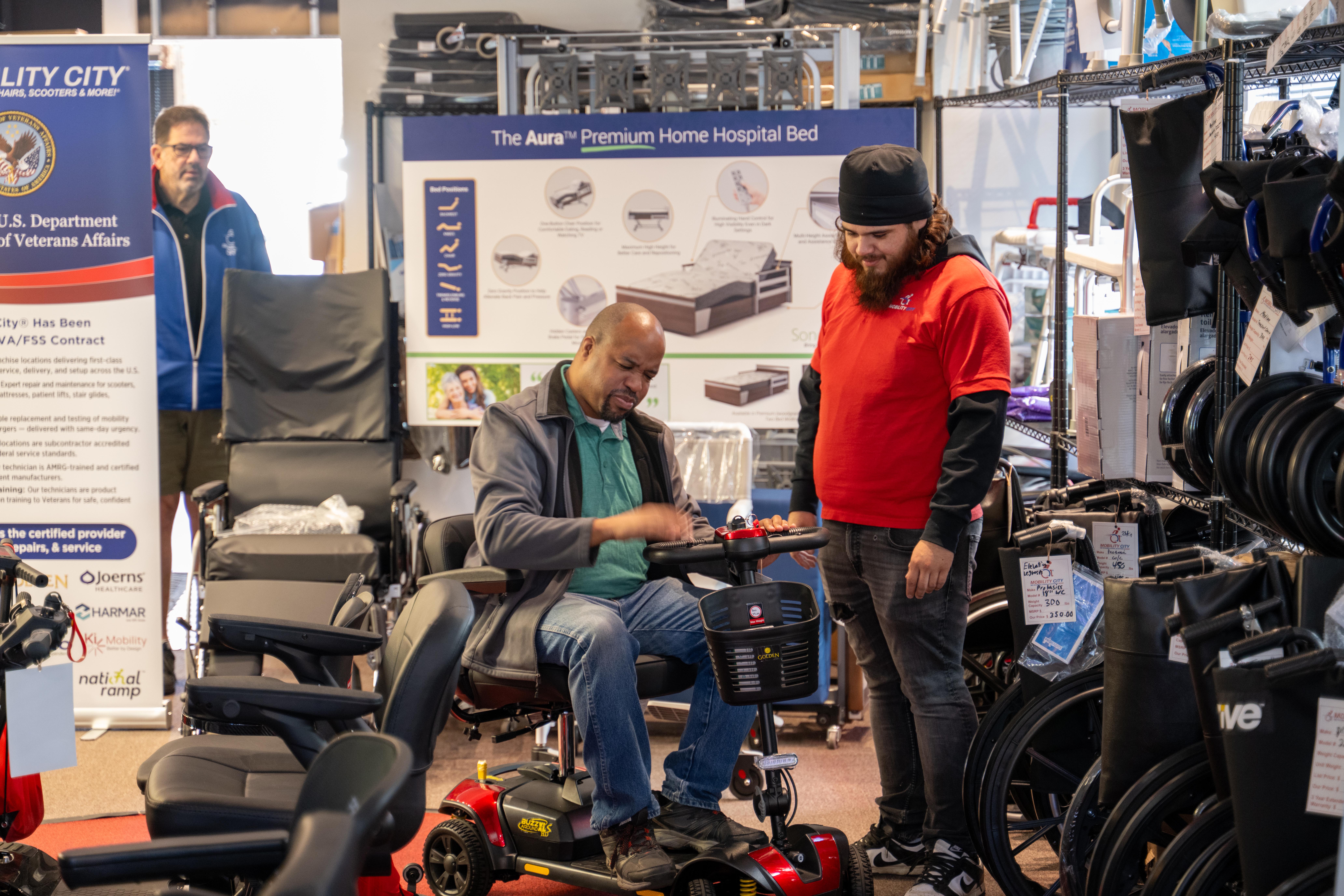 MOBILITY EQUIPMENT MATCHED TO YOUR NEEDS