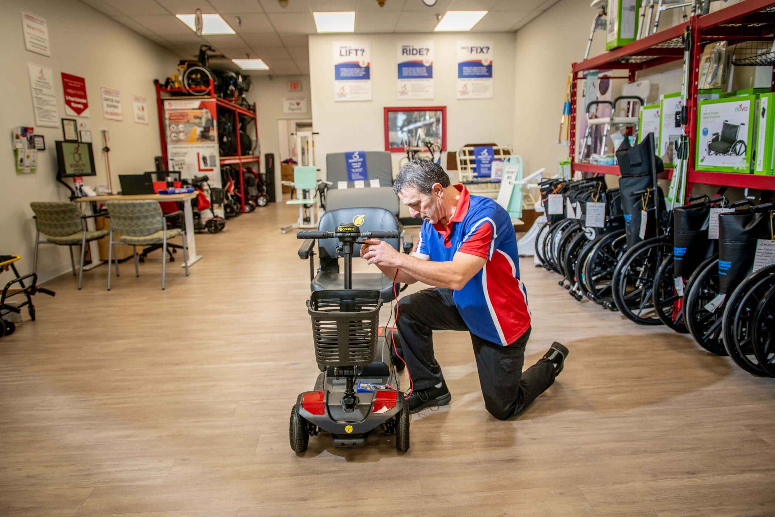 MOBILITY EQUIPMENT MATCHED TO YOUR NEEDS